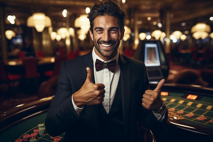 Live dealer casino table with multi-camera feed